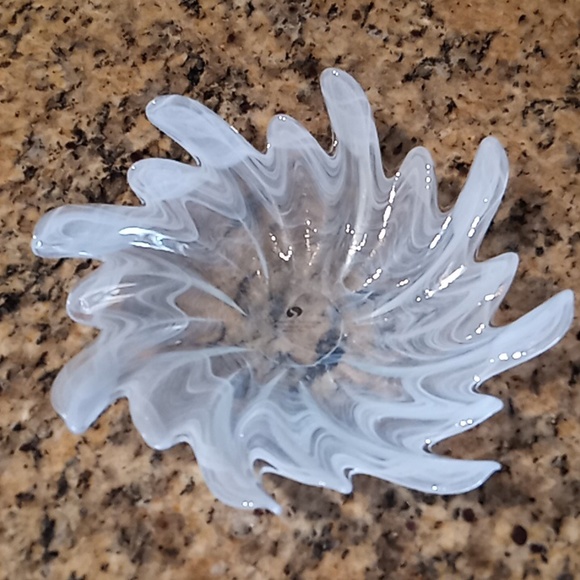 Vintage ARTE MURANO Crystal. By, Creazioni Silverstri. ITALY. Fanciful Shape. - Picture 16 of 16